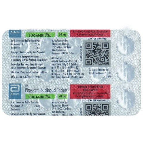 SUGANRIL SL 20 MG TABLET