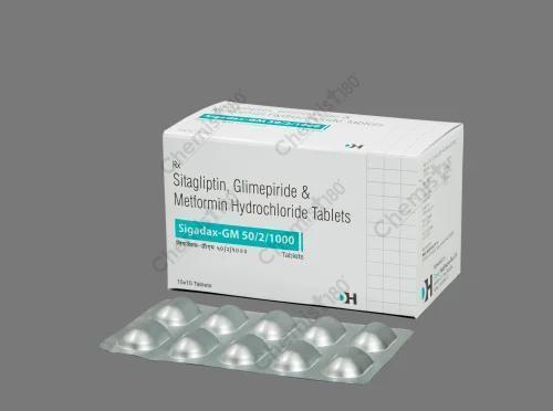 SIGADAX GM 50/2/1000MG TABLET