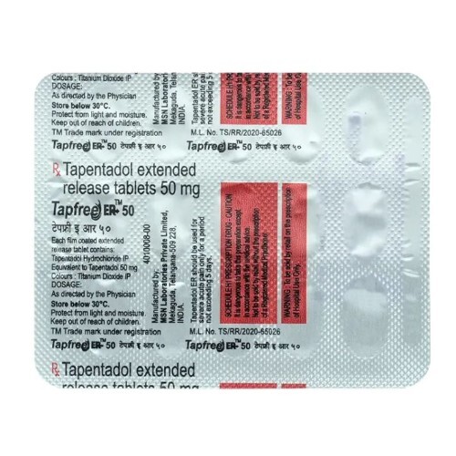 TAPFREE ER 50MG TABLET