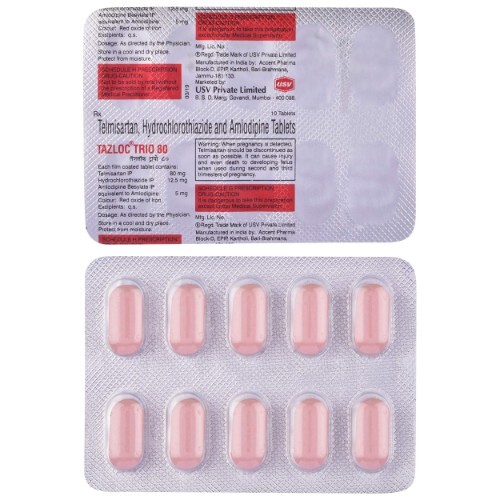 TAZLOC TRIO 80MG TABLET