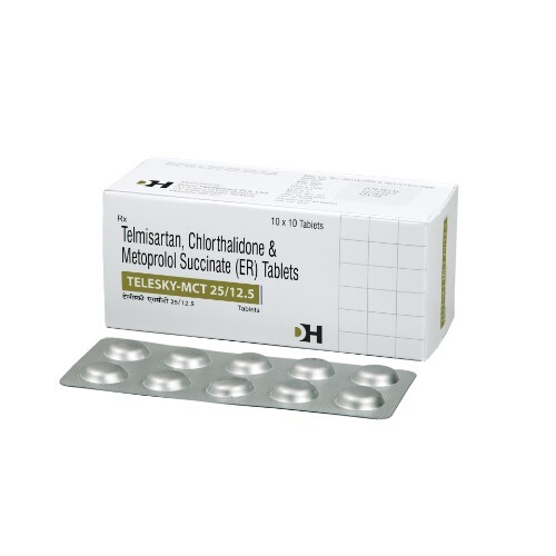 TELESKY MCT 25/12.5MG TABLET