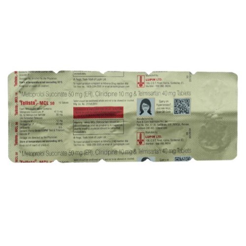 TELISTA MCL 10MG/50MG/40MG TABLET