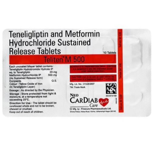 TELITEN M 500MG TABLET