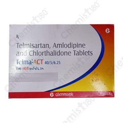 TELMA ACT 40MG/6.25MG TABLET