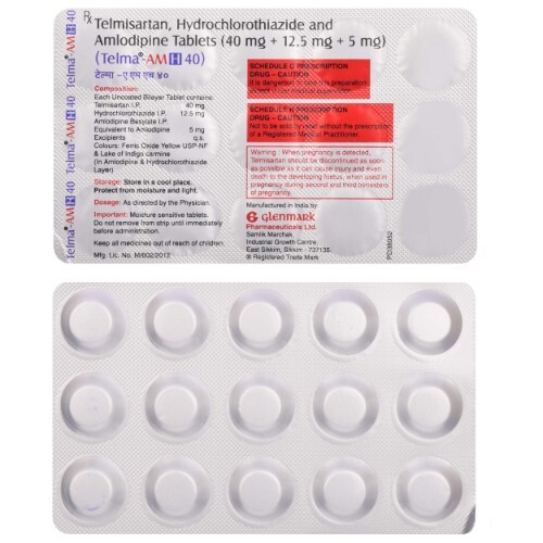 TELMA AM H 40MG TABLET