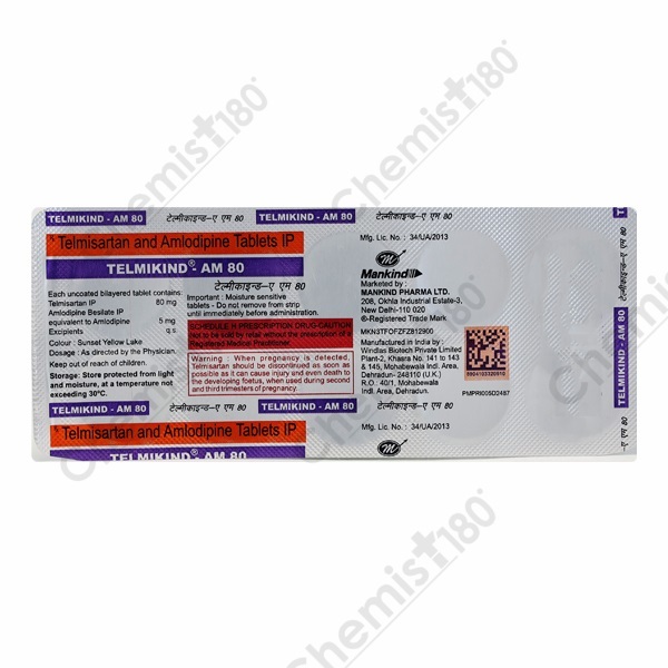 TELMIKIND AM 80MG TABLET