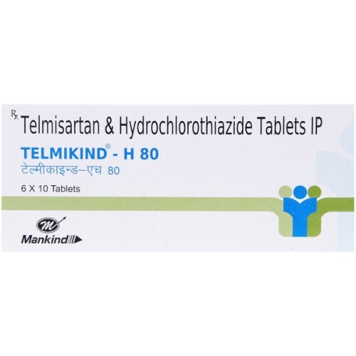 TELMIKIND H 80MG TABLET