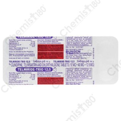 TELMIRIDE TRIO 12.5MG TABLET