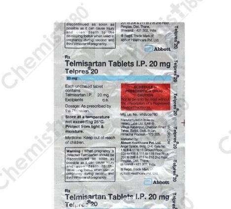 TELPRES 20MG TABLET