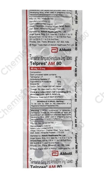 TELPRES AM 80MG TAB