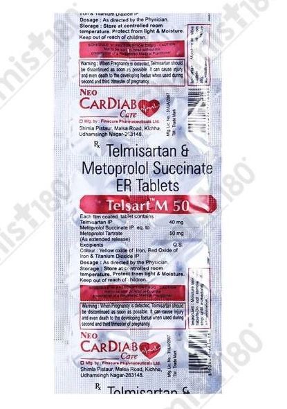 TELSART M 50MG TABLET