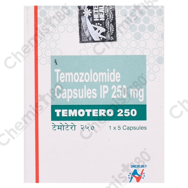 TEMOTERO 250MG 5S CAP
