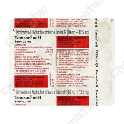 TEMSAN H 80MG TAB
