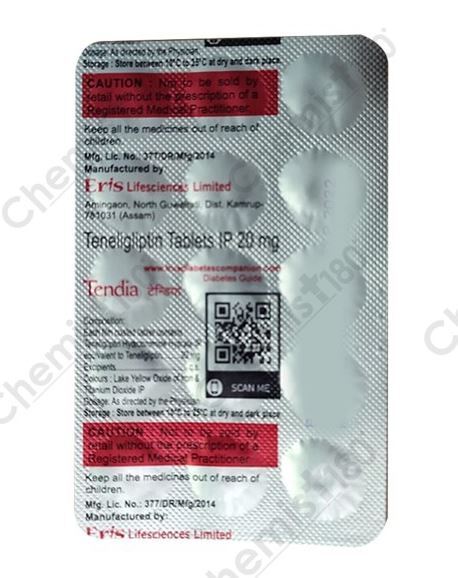 TENDIA 20MG TABLET