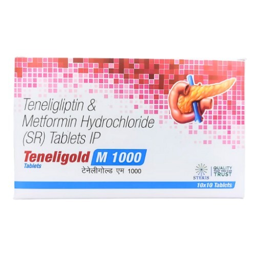 TENELIGOLD M 20/1000MG TAB