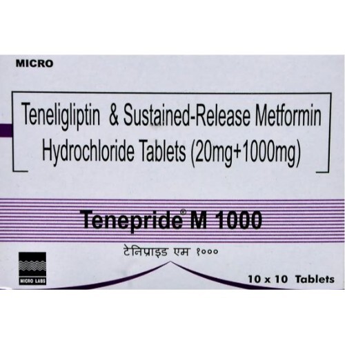 TENEPRIDE M 1000MG TAB