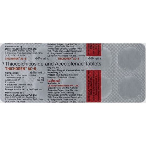 THICHOREN AC 8MG TAB