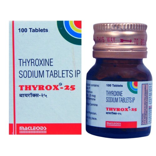THYROX 25MCG TABLET