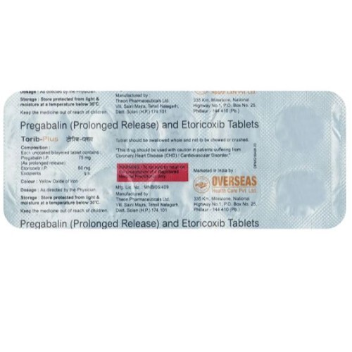 TORIB PLUS 75MG/60MG TABLET