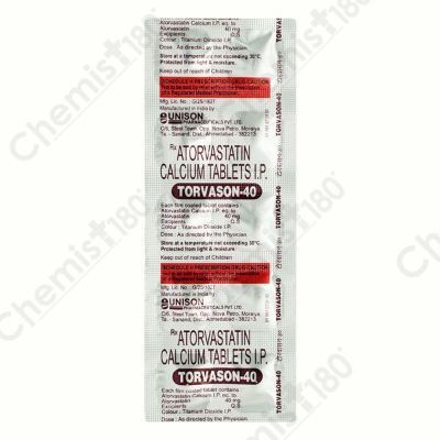 TORVASON 40MG TABLET