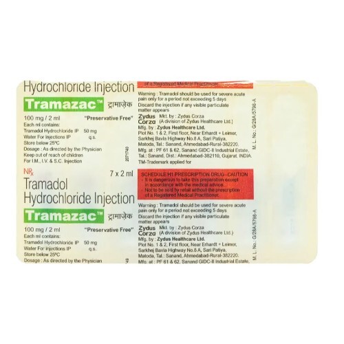 TRAMAZAC 2ML INJ