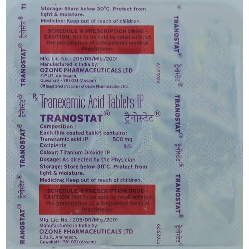 TRANOSTAT 500MG TAB