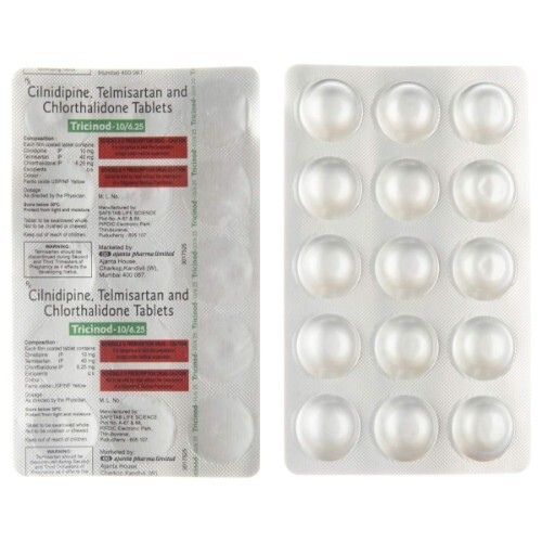 TRICINOD 10MG/6.25MG TABLET