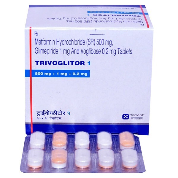 TRIVOGLITOR 1MG TABLET