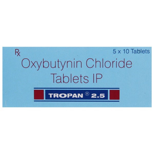 TROPAN 2.5MG TABLET