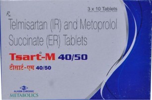 TSART M 40/50MG TAB