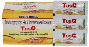 TUSQ D COUGH LOZENGES HONEY LEMON TAB