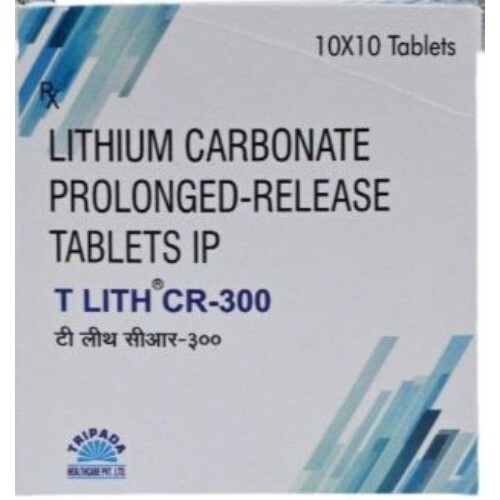 T LITH CR 300MG TABLET