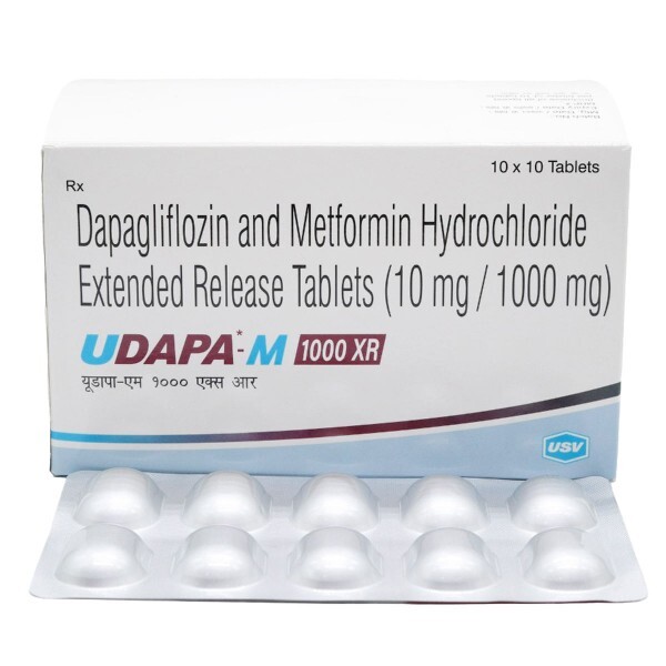 UDAPA M 10MG/1000MG XR TABLET