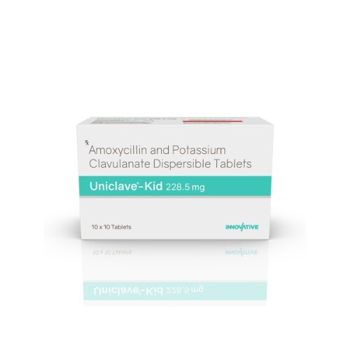 UNICLAVE KID 228.5MG DT TAB