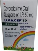 UVA CEF 50MG 30ML DRY SYP