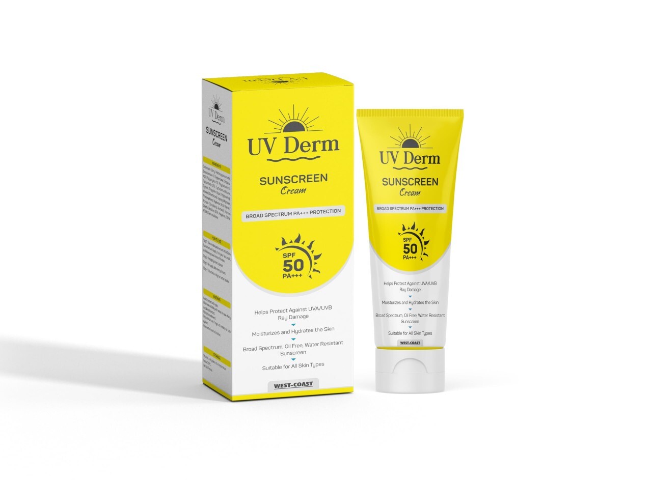UV DERM SUNSCREEN CREAM 75G