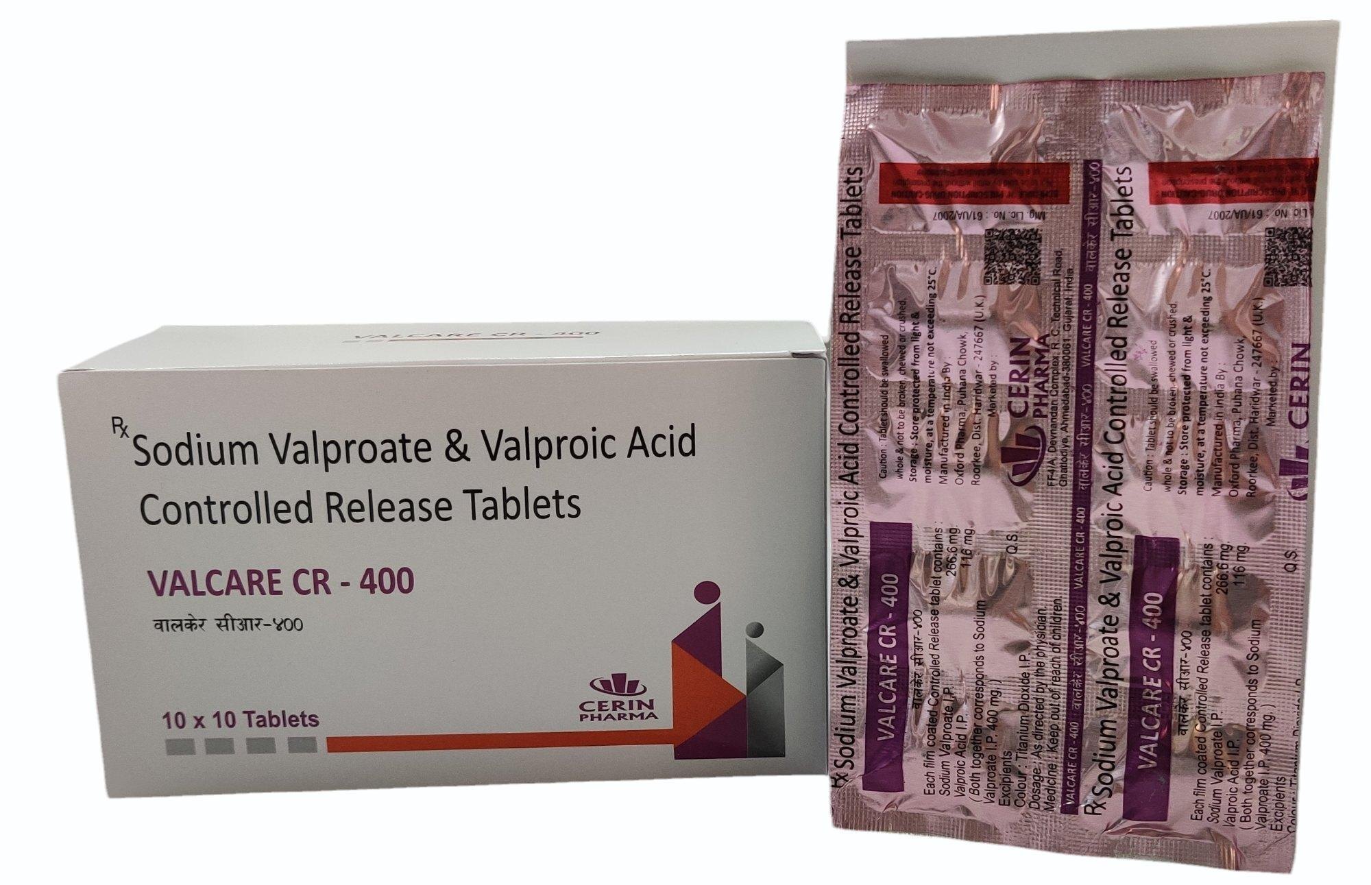 VALCARE CR 400MG TABLET