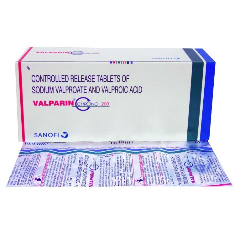 VALPARIN CHRONO 200MG TABLET
