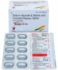 VALPRET CR 500MG TAB