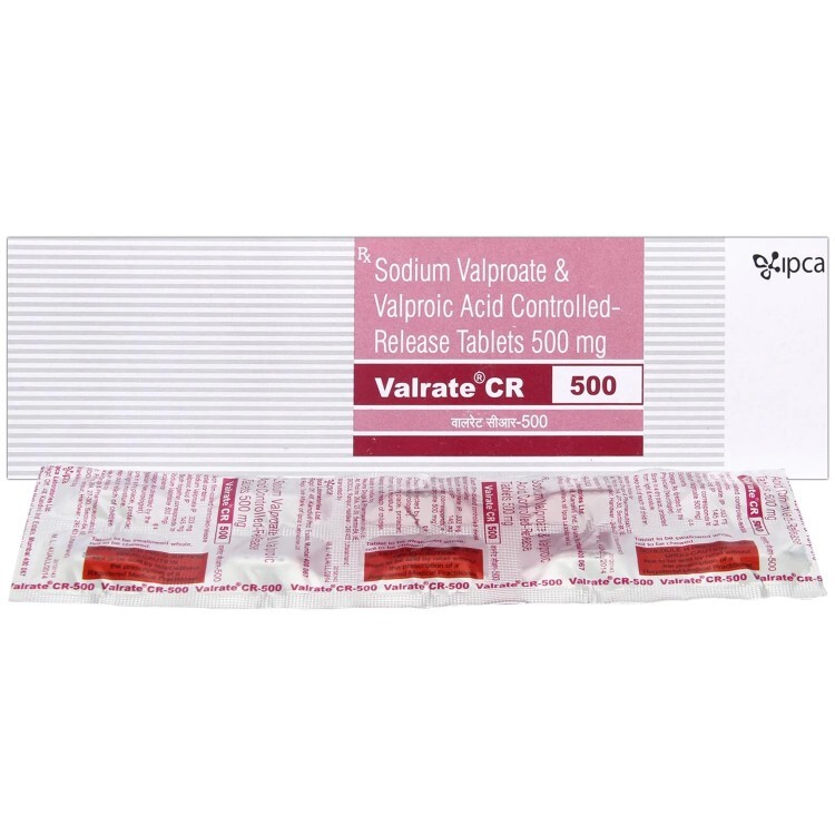 VALRATE CR 500MG TAB