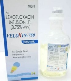 VELOXIN 750 INFUSION  100 ML