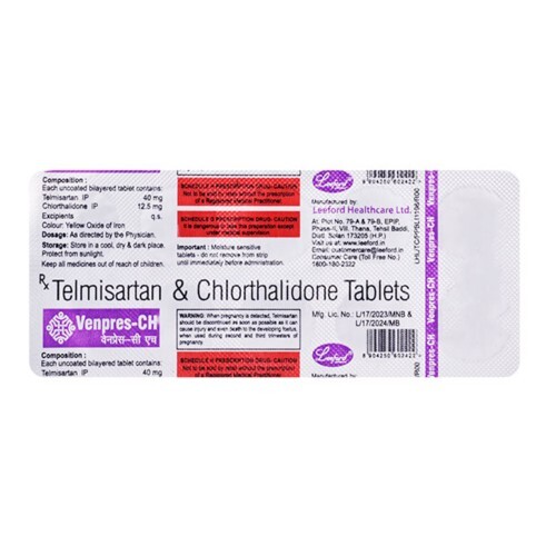 VENPRES CH 40MG/12.50MG TABLET