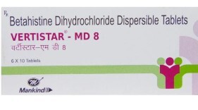 VERTISTAR MD 8MG TAB