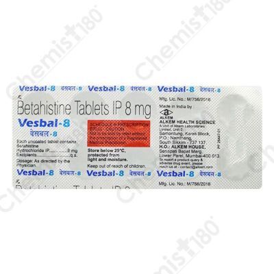 VESBAL 8MG TAB