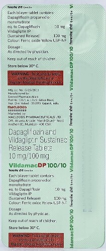 VILDAMAC DP 10MG/100MG TABLET