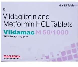 VILDAMAC M 50MG/1000MG TABLET