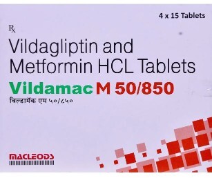 VILDAMAC M 50 MG / 850 MG TABLET