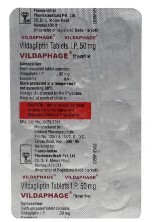 VILDAPHAGE 50 MG TABLET