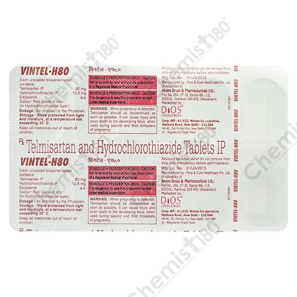 VINTEL H 80MG TAB