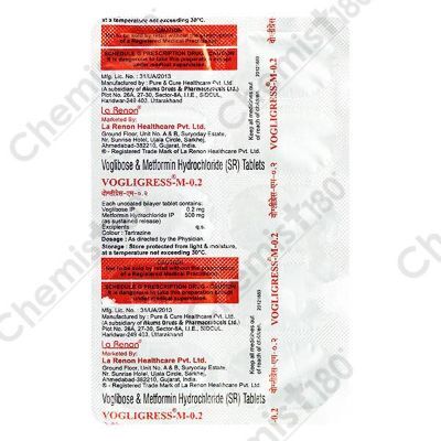 VOGLIGRESS M 0.2MG TABLET